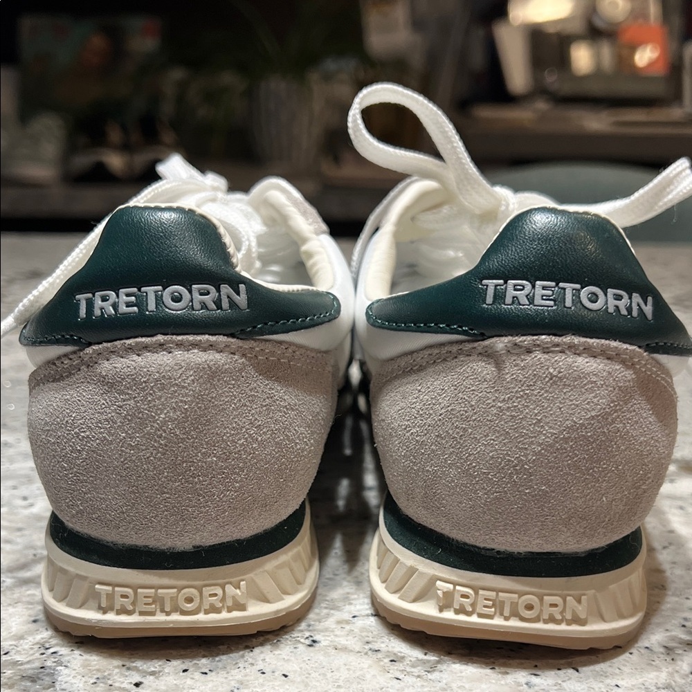 NWOB Tretorn Swedish White and Green Women's Sneakers Size 6.5 - Picture 6 of 10